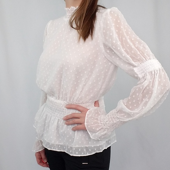 Swiss dot blouse - Picture 6 of 8
